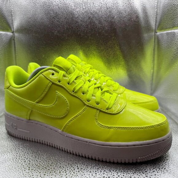 Nike Other - Size 9.5 - Nike Air Force 1 '07 LV8 Volt Mens Neon Athletic Sneakers AJ9505 -700